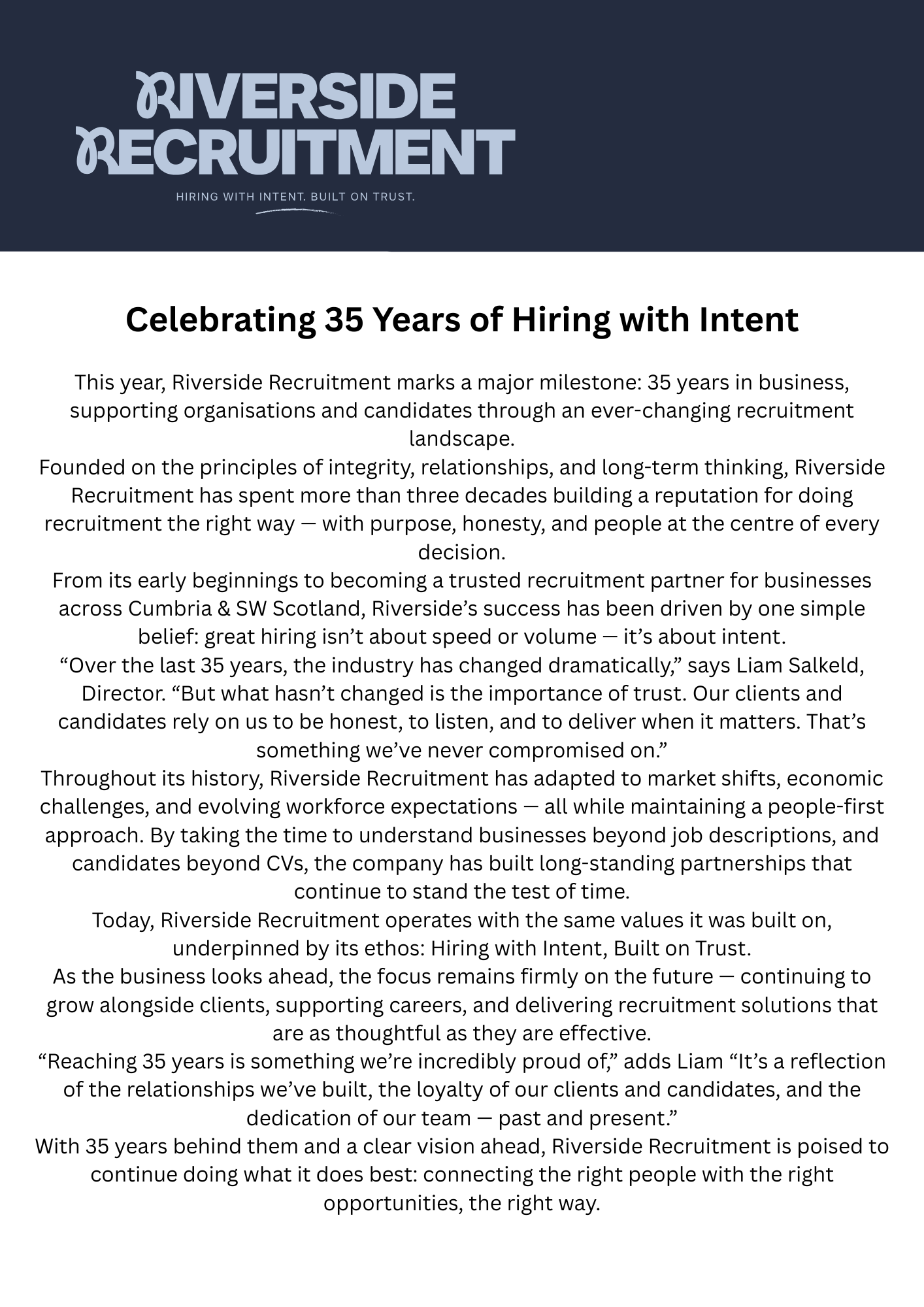 celebrating 35 years